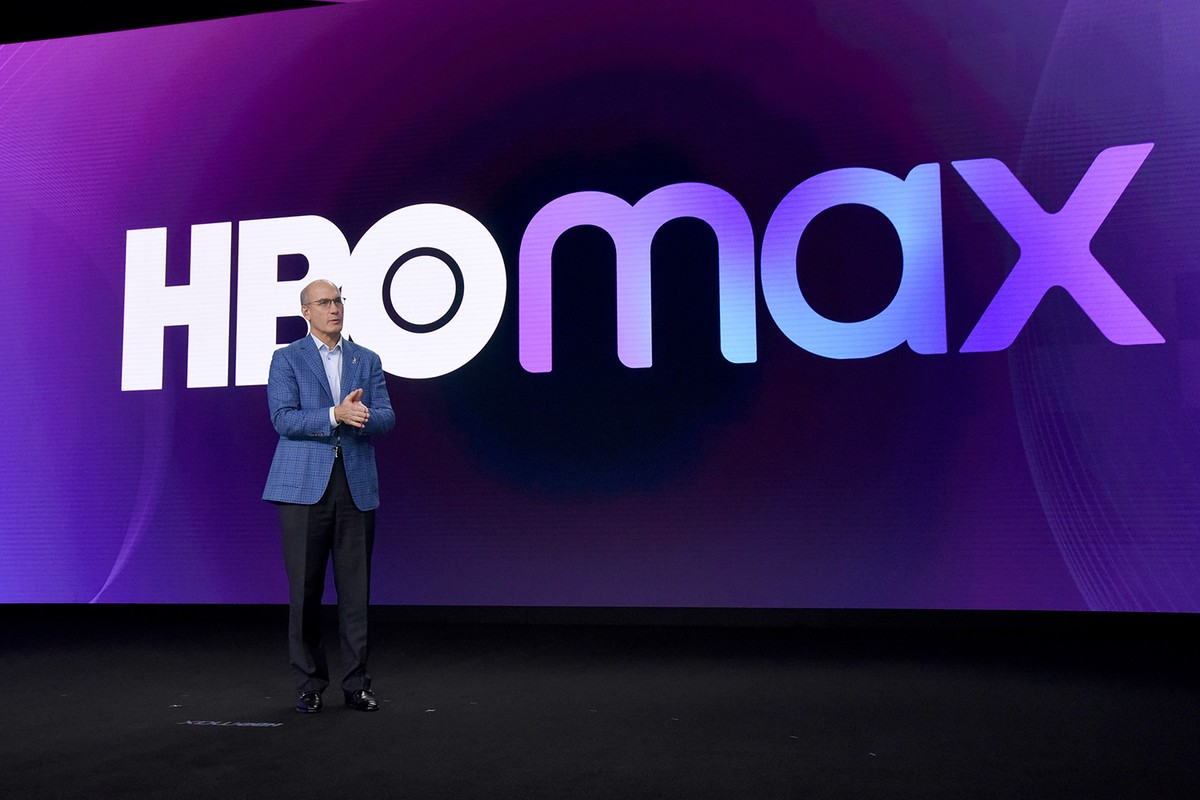John Stankey, President & Chief Operating Officer of AT&T and Chief Executive Officer of WarnerMedia, speaks onstage at HBO Max WarnerMedia Investor Day Presentation at Warner Bros. Studio